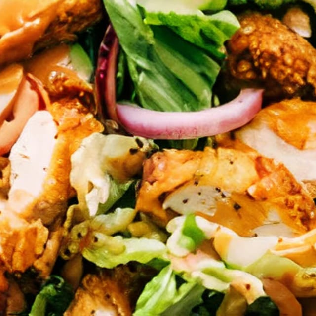 Crispy Chicken Salad.