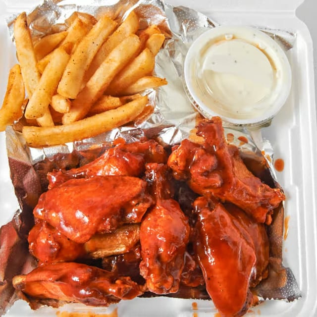 BBQ Wing Dings Dinner.