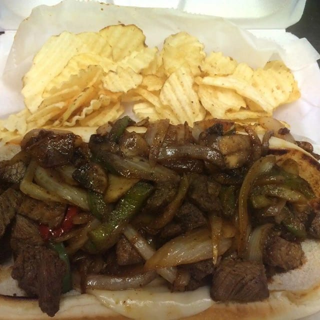 Steak Philly Sandwich.